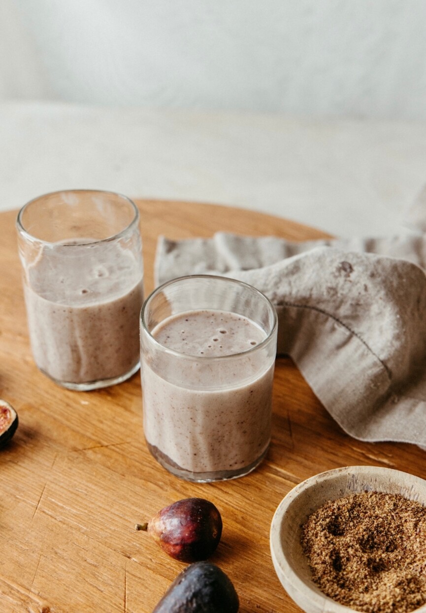 Fig smoothie recipe.
