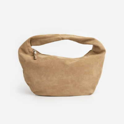 Flattered Ava Shoulder Suede Bag