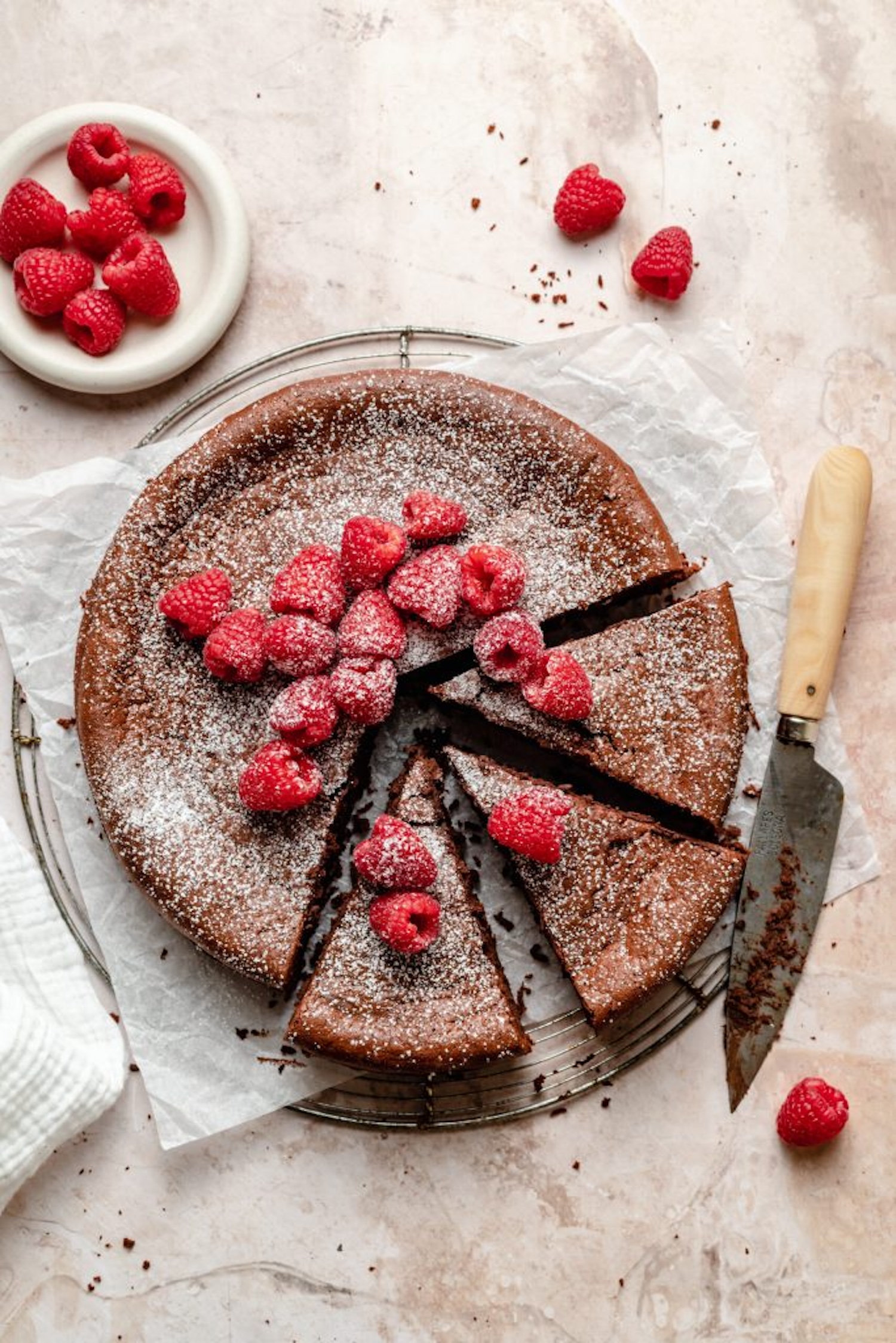 flourless fallen choclate cake
