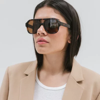 Gold Aviator Sunglasses