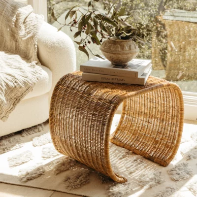 Healdsburg Woven Side Table from Casa Zuma.