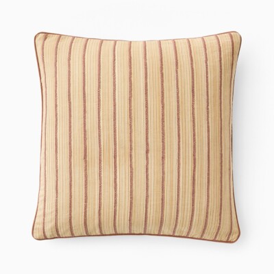 Striped pillow, West Elm