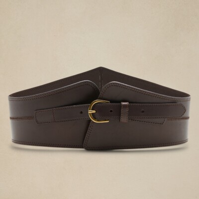 Leather Corset Waist Belt
