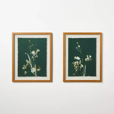 Orchid flowers framed wall art.