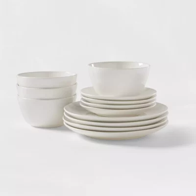 Stoneware Avesta dishware set.
