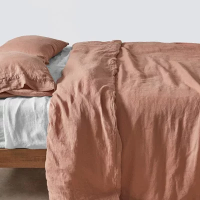 Stonewashed linen duvet cover