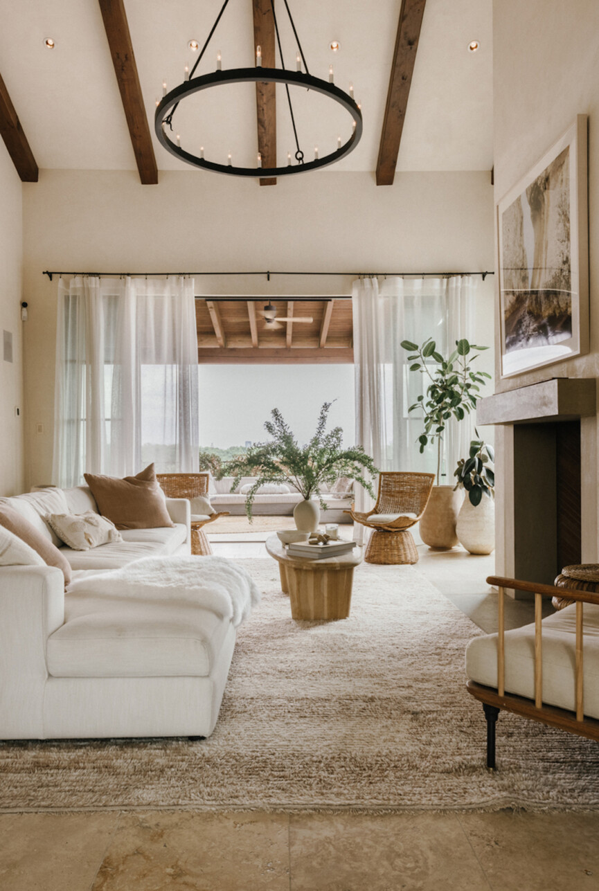 Camille Styles living room spring cleaning checklist.