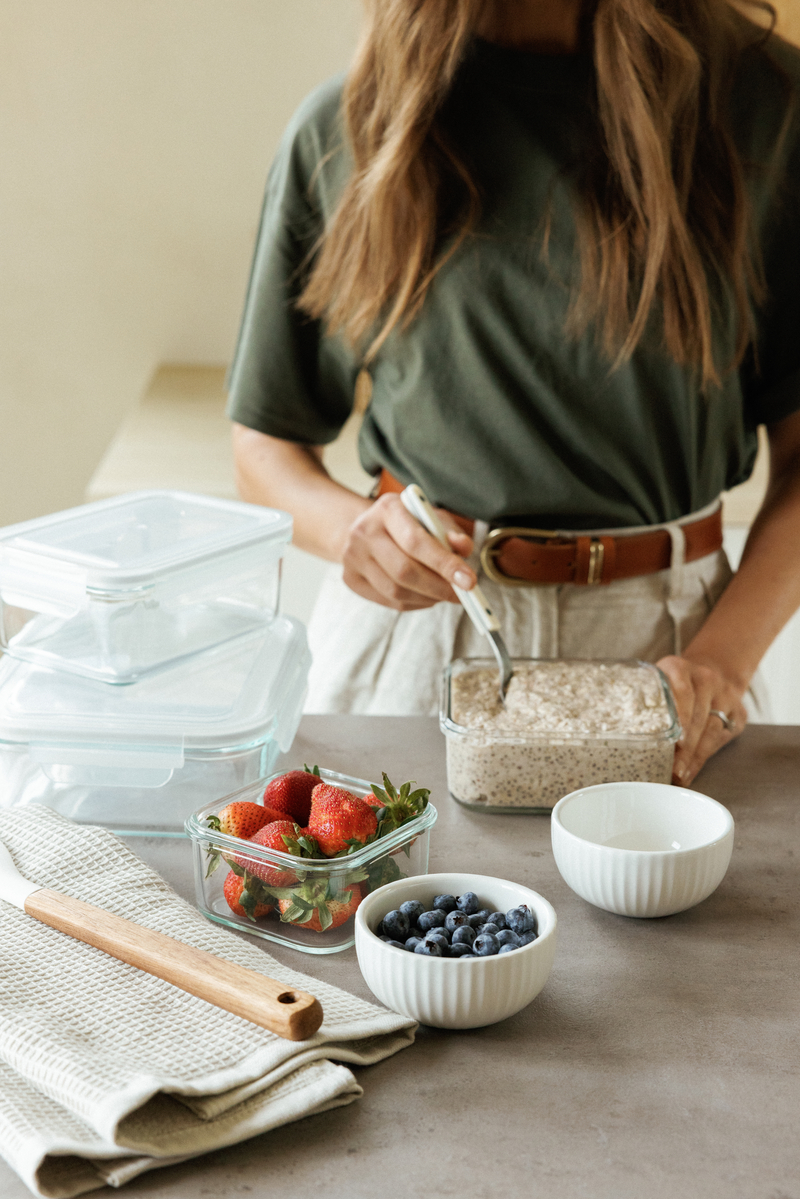 high-protein meal prep for breakfast-protein oatmeal