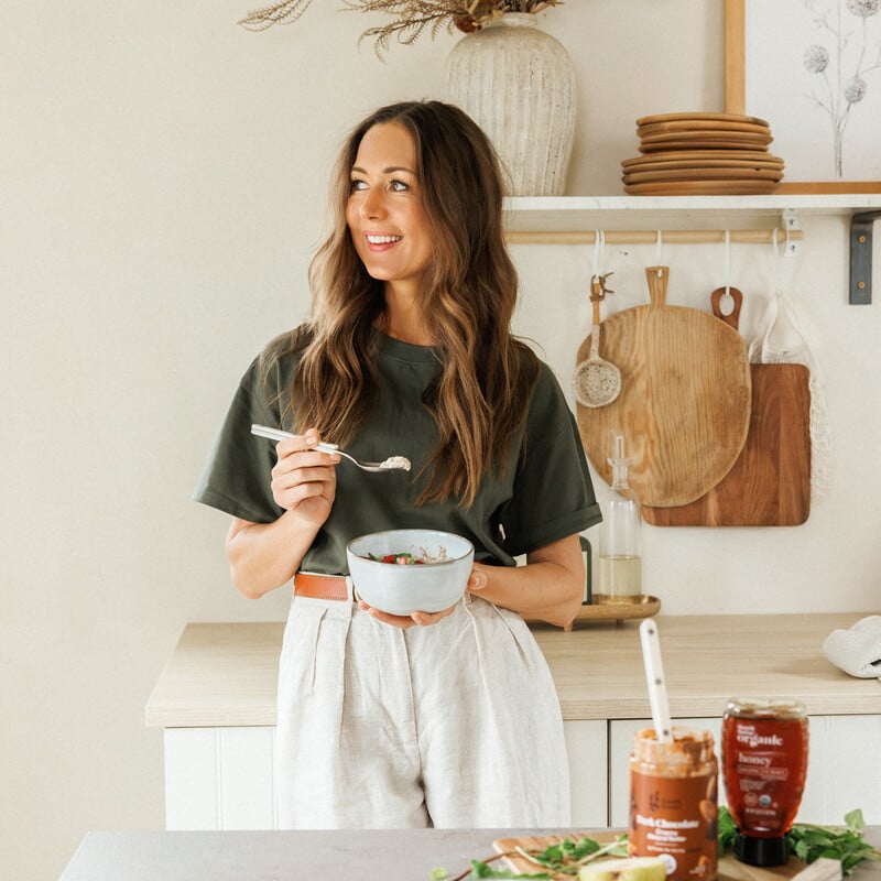 high-protein meal prep for breakfast-protein oatmeal_fall foods for gut health