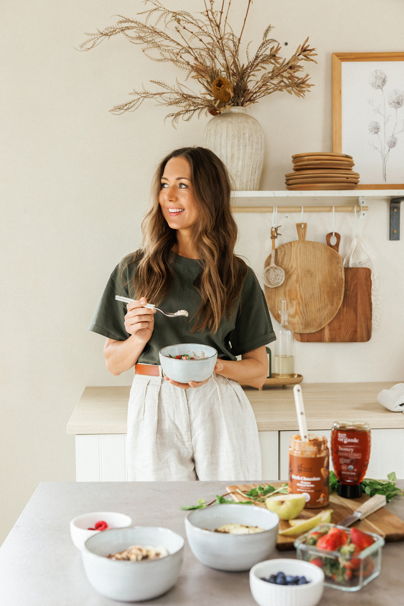high-protein meal prep for breakfast-protein oatmeal_fall foods for gut health