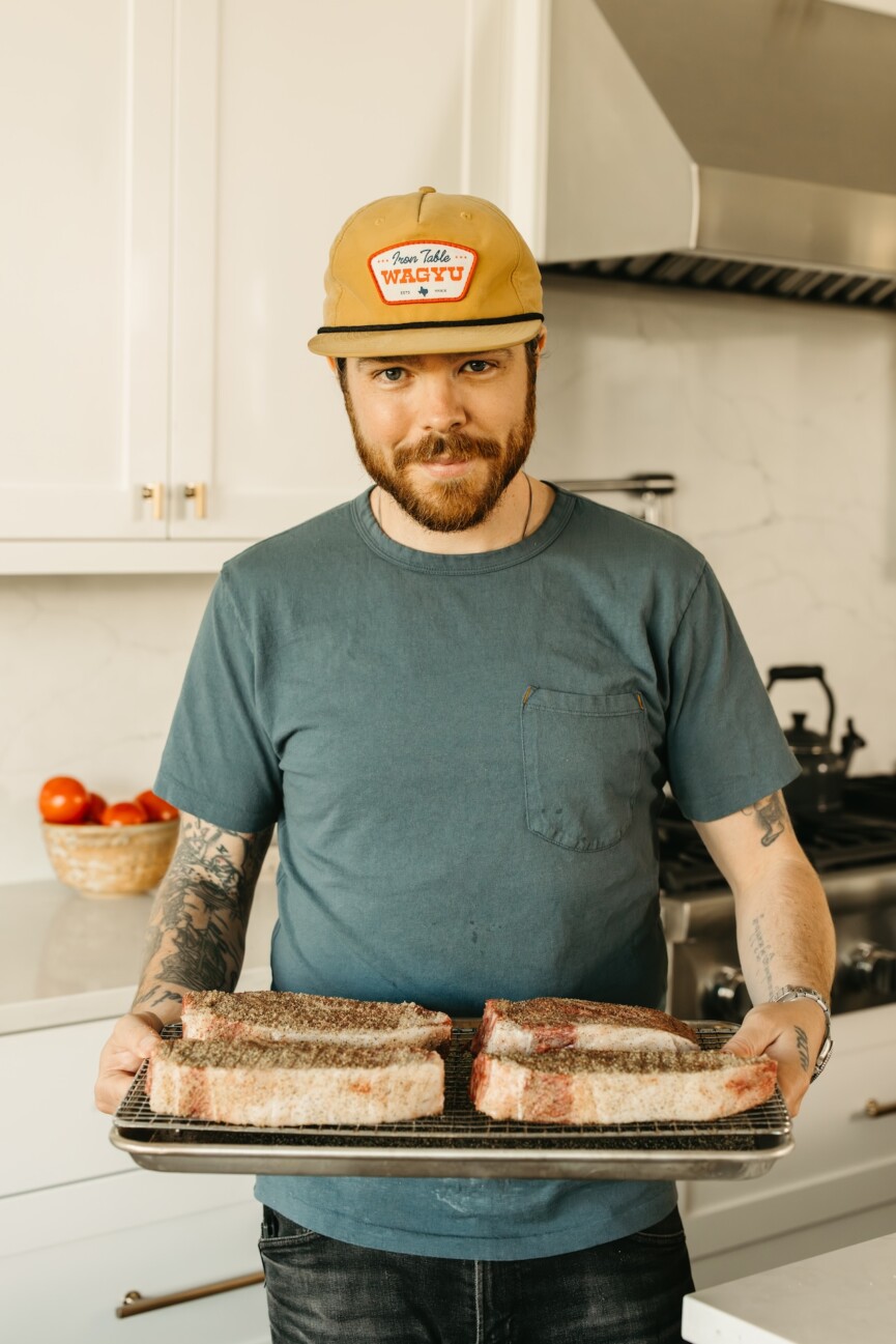 chef, grilling, steaks