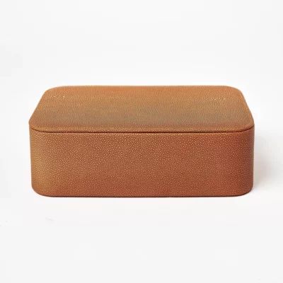 shagreen box with lid