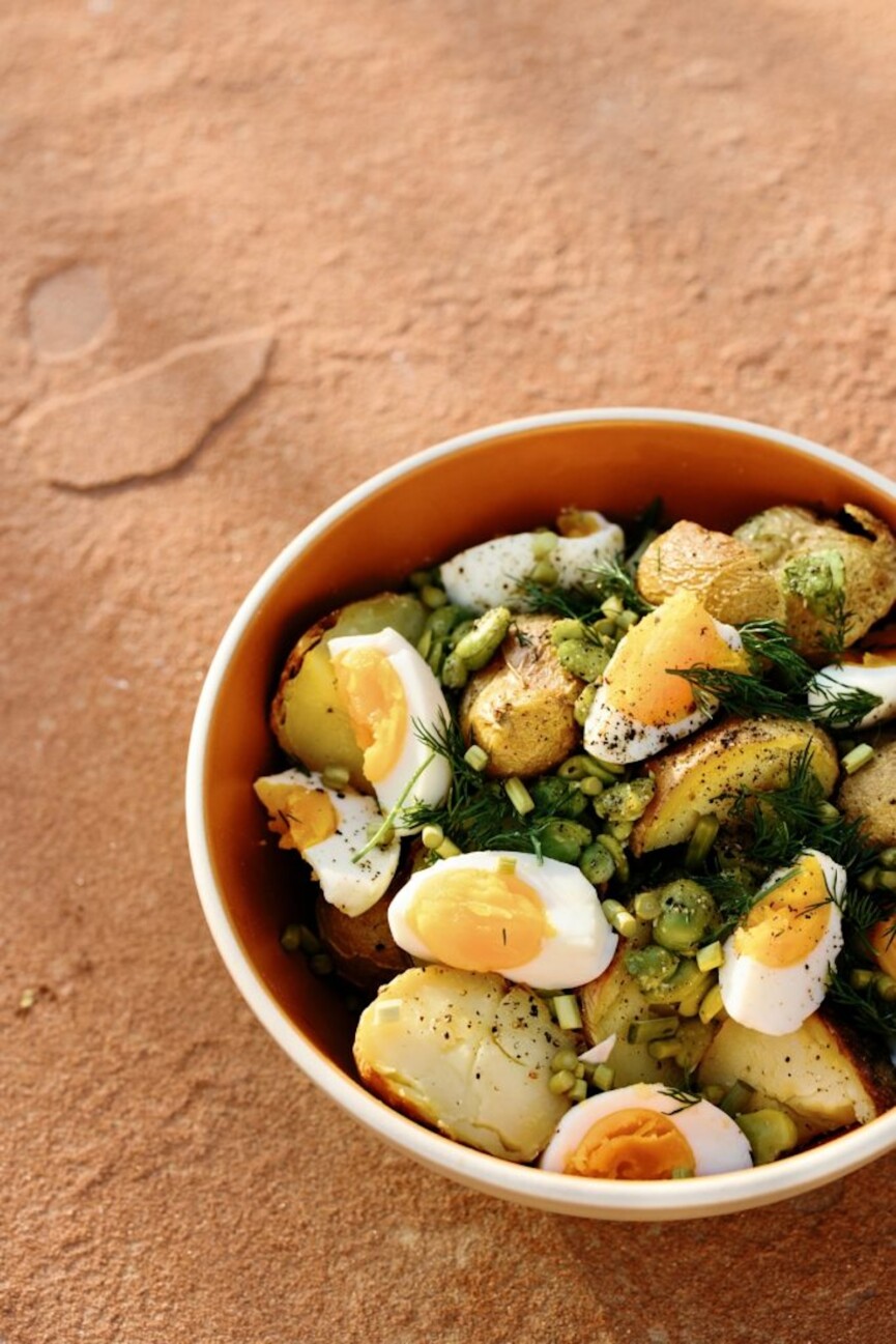 simple potato salad_make ahead appetizers
