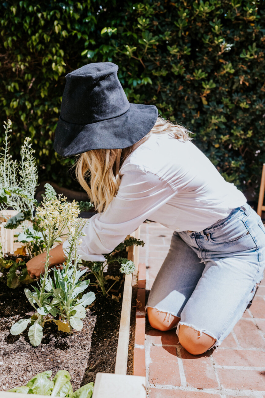Woman gardening