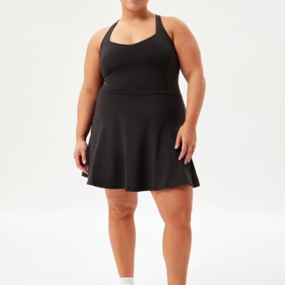 Black Riley Sweetheart Dress