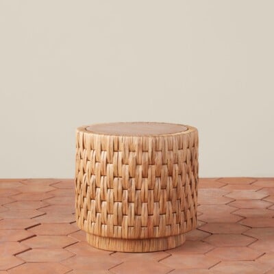 Puebla woven side table, Casa Zuma