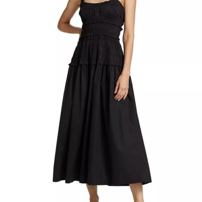 Marianne Smocked Midi-Dress