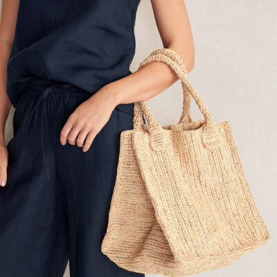 Raffia Market Bag