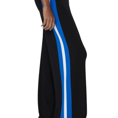 Side Stripe Wide Leg Track Pants
