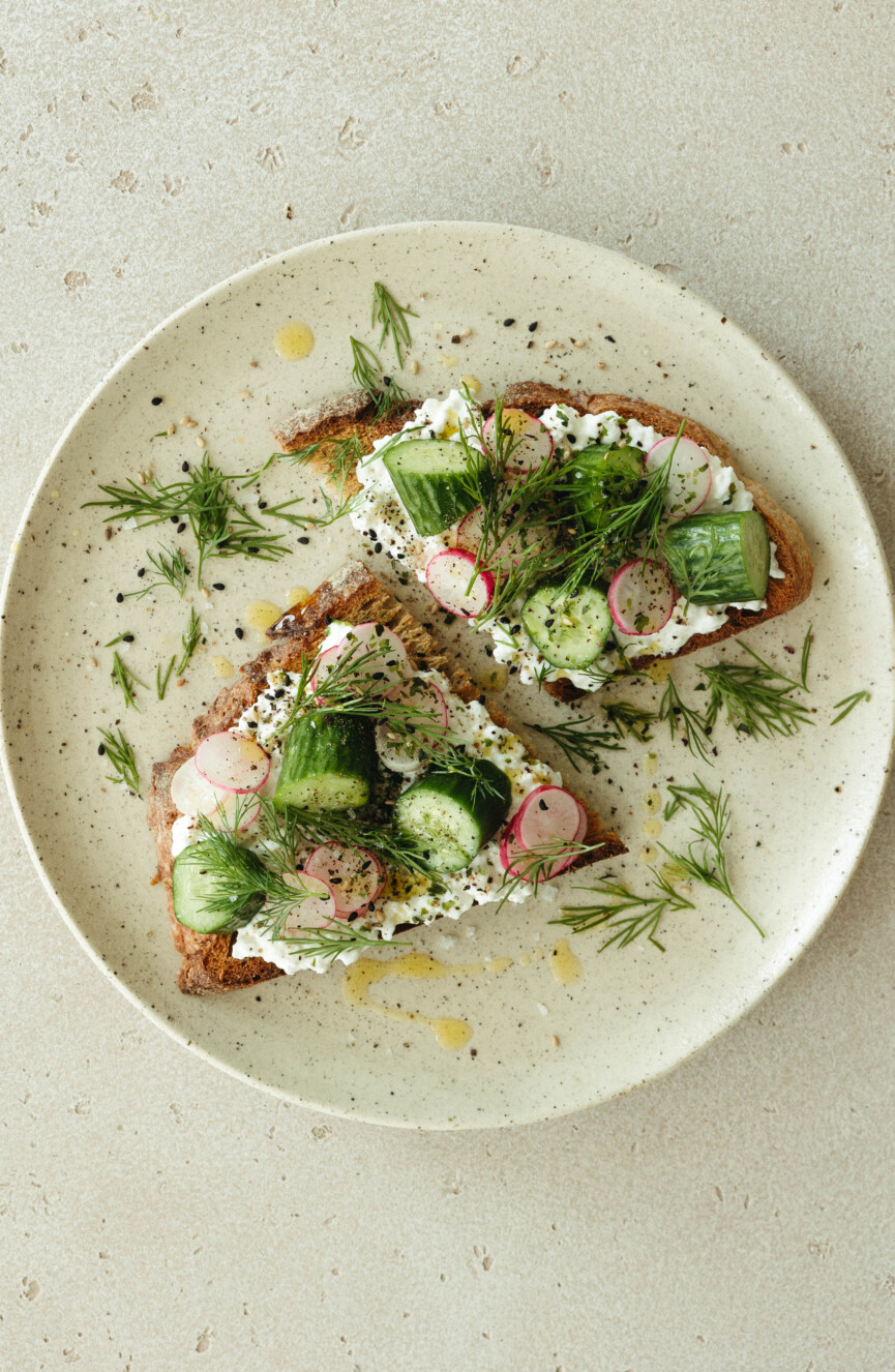 cottage cheese toast