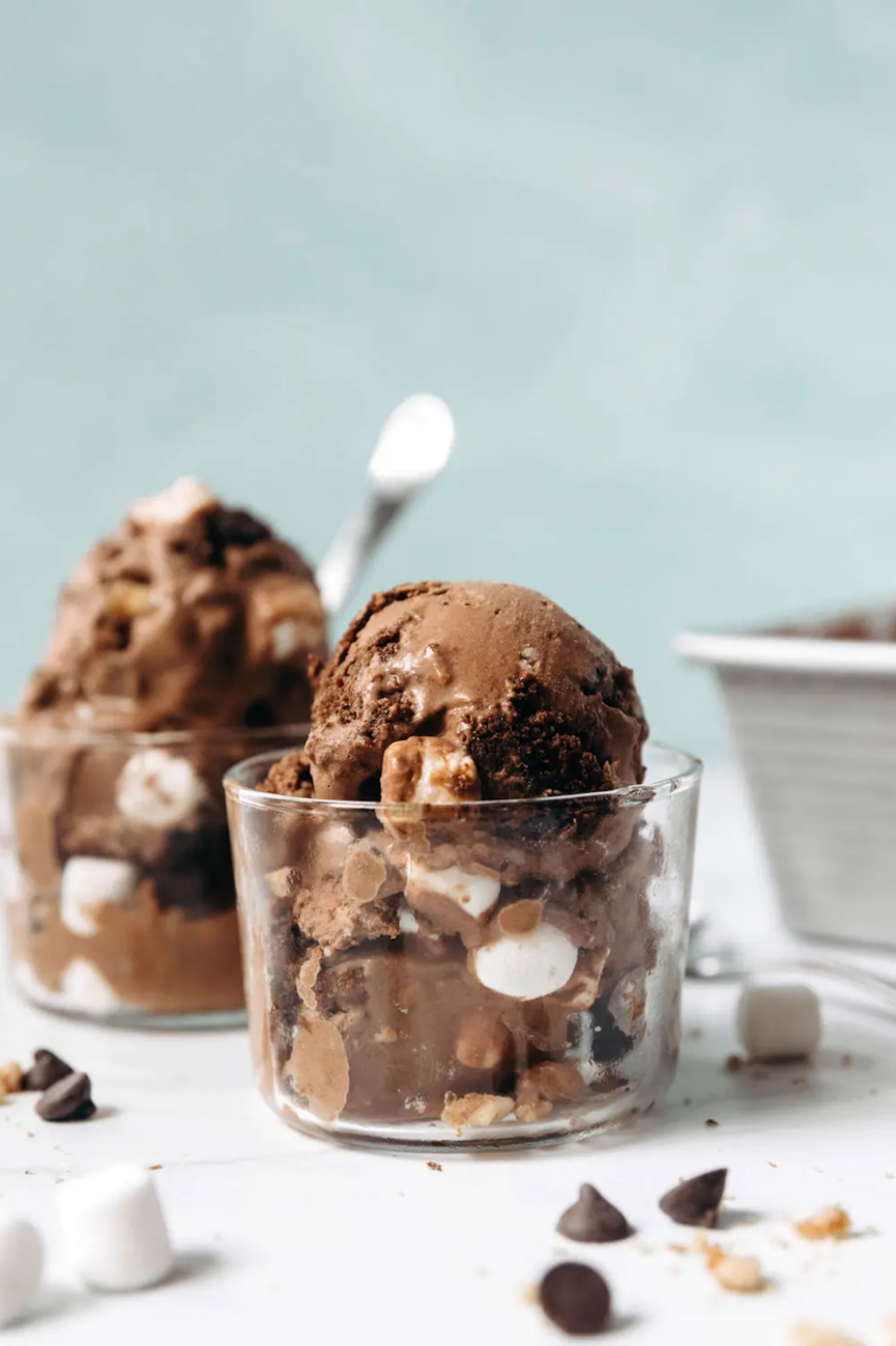 Dairy-Free Rocky Road Ice Cream