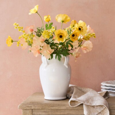 Faux mixed bundle of florals, Pottery Barn
