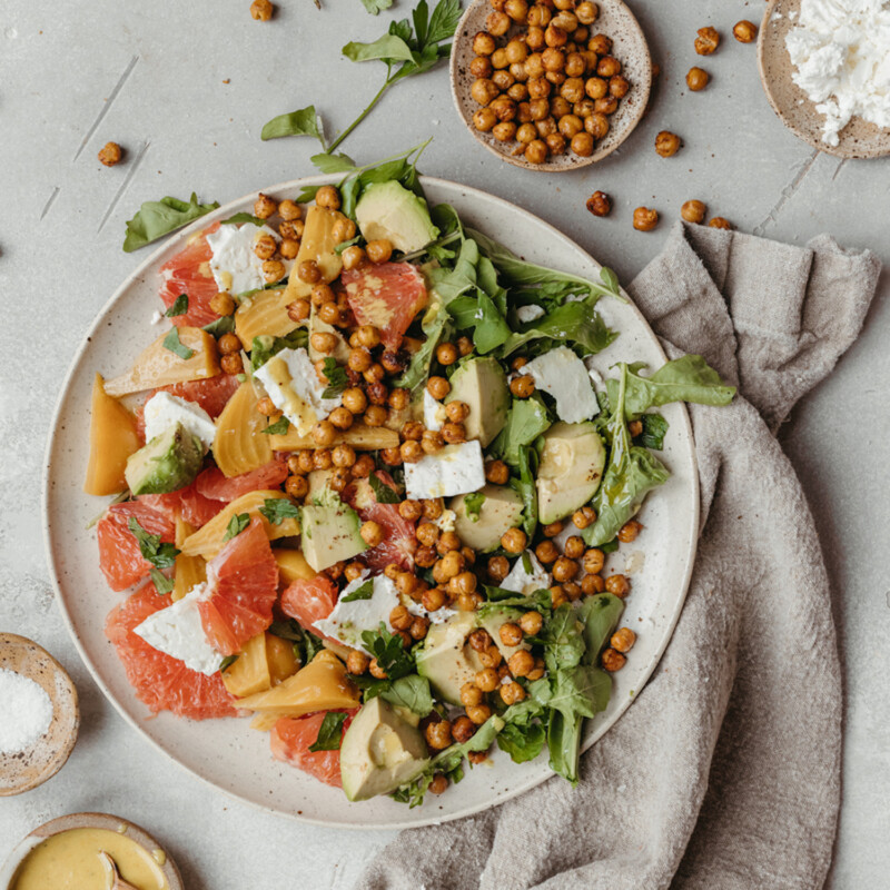 Grapefruit avocado salad - light dinner ideas for summer