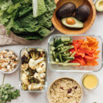 Meal prep ingredients_postpartum meal prep