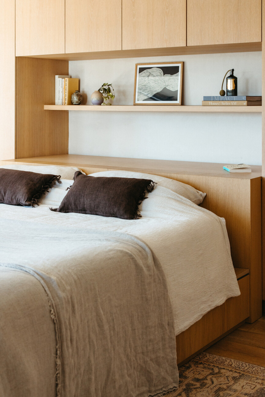 Minimalist bedroom.