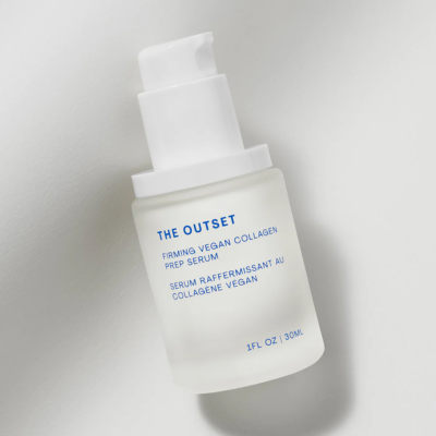 The Outset firming vegan collagen prep serum.