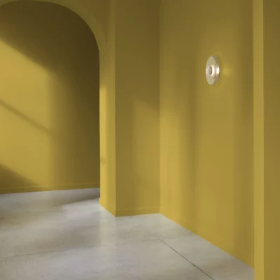 Benjamin Moore Dragonwell painted hallway