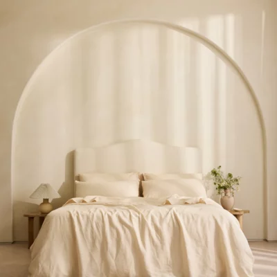 Bed Threads Creme Bedding Bundle
