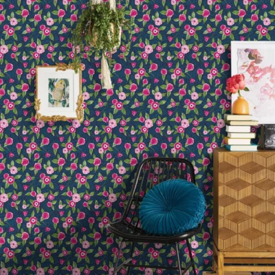 Floral wallpaper