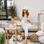 Camille Styles fall porch
