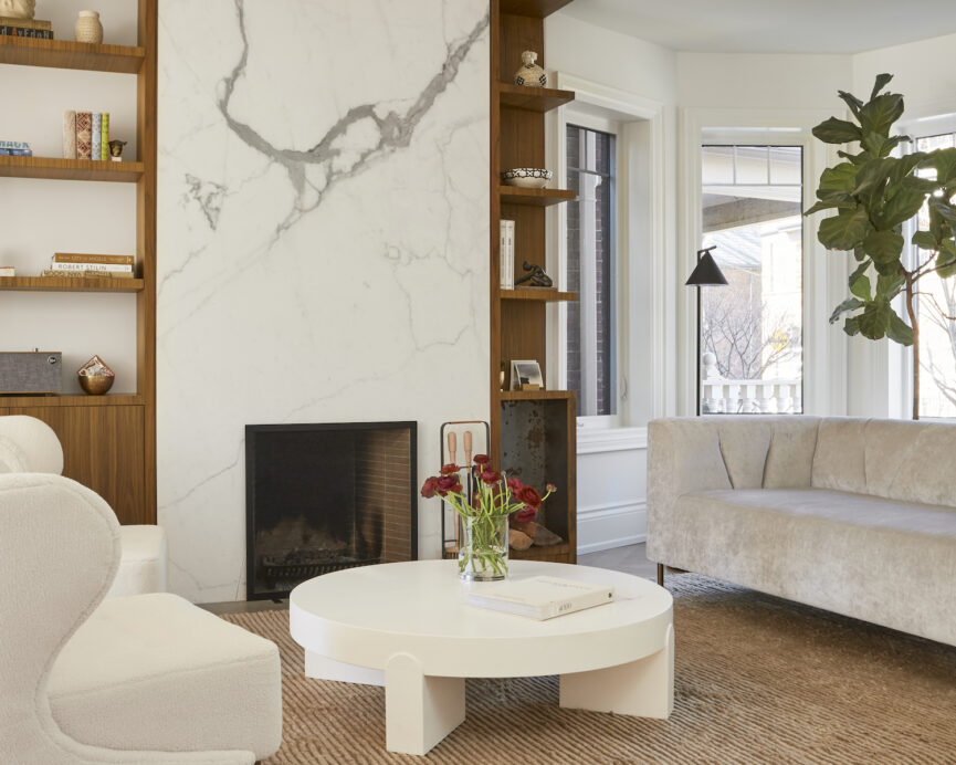 Toronto Edwardian living room
