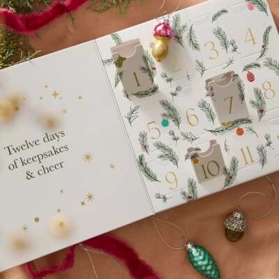 woodland ornament advent calendar