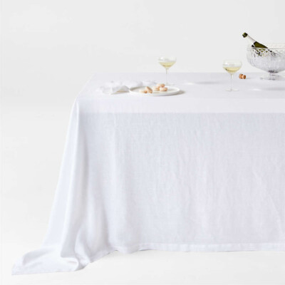 White Linen tablecloth, Pottery Barn