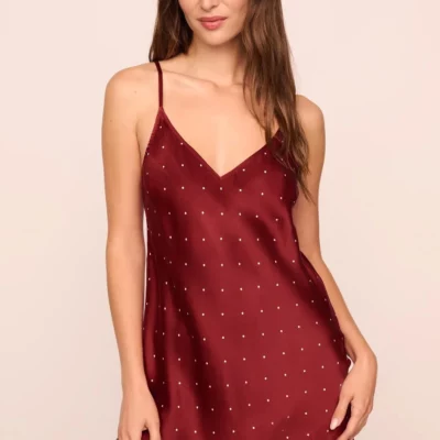 https://eberjey.com/products/inez-washable-silk-printed-short-slip-dot-merlot-ivory