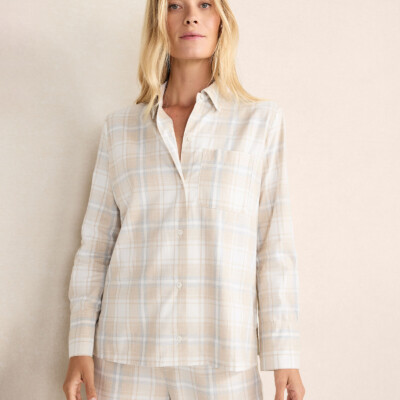 Organic Cotton Plaid Pajama Set