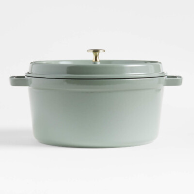 7-Qt. Eucalyptus Round Cocotte