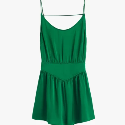 Washable Charmeuse Sleep Jumpsuit