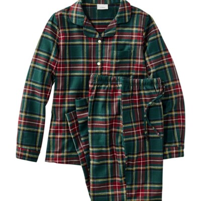 Women's Scotch Plaid Flannel Pajamas