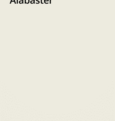 Alabaster, Sherwin Williams
