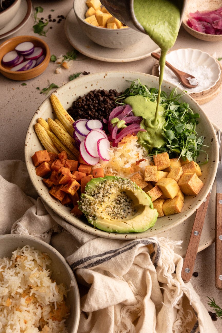 best rainbow grain bowl recipe