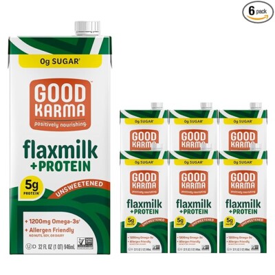 good karma flax milk