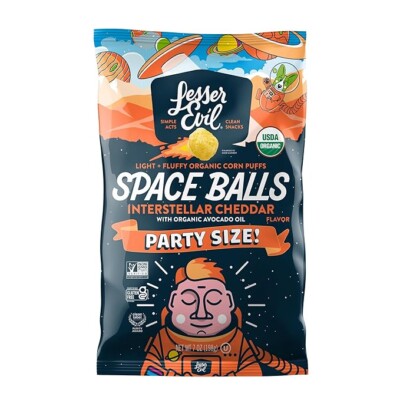 lesser evil space balls