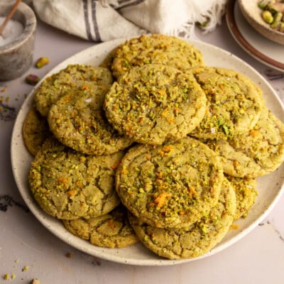 orange cardamom pistachio cookies