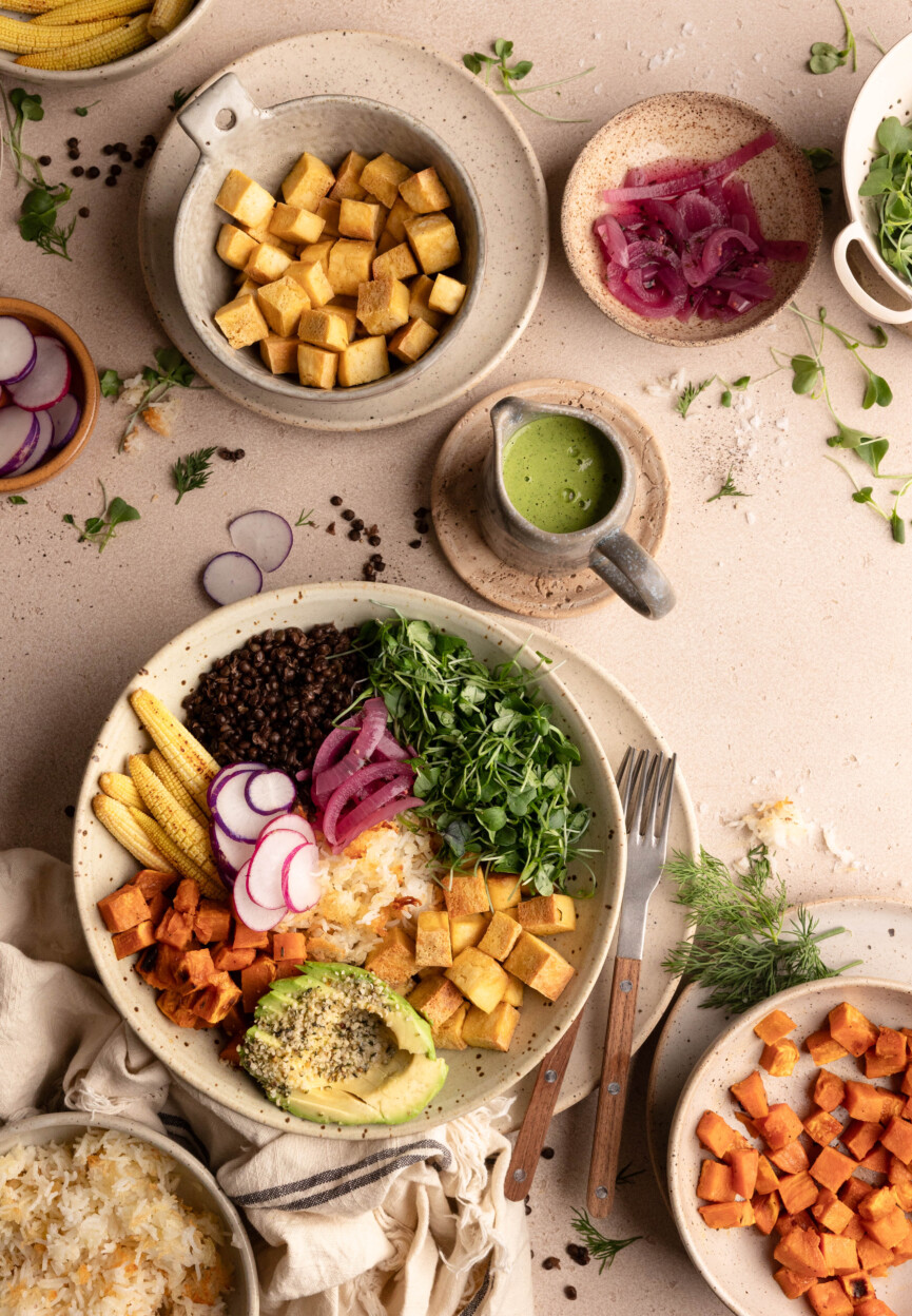 rainbow grain bowl