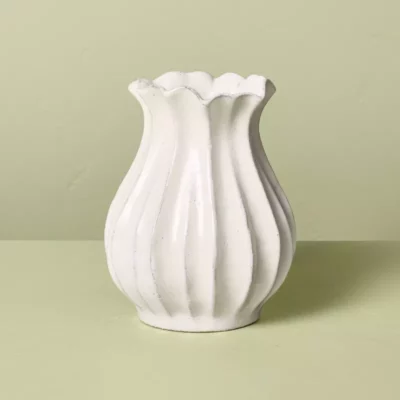 9" Pleated Ceramic Vase, Target