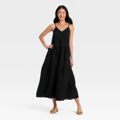 Women's tiered maxi dress, Target